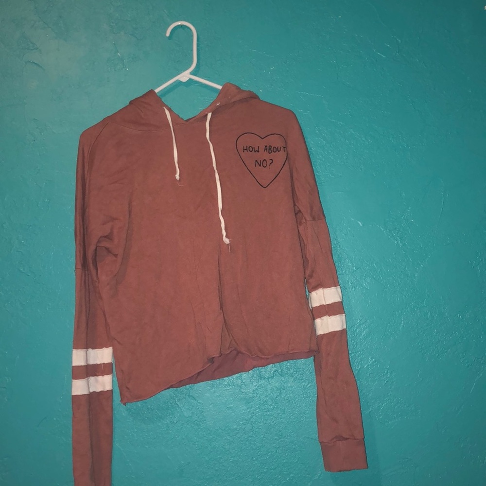 “How about no” women’s hoodie